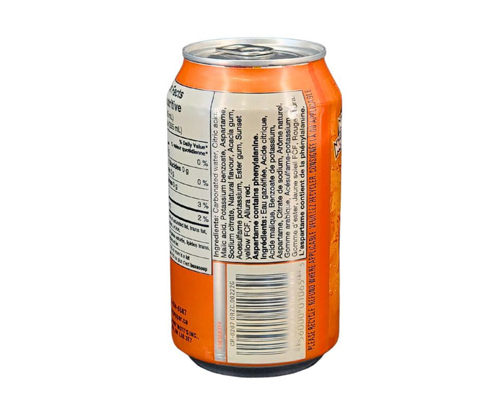 Crush - Orange - Zero - Cans