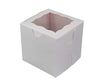 VSO - EB - Cup Cake Box with Window - White - 4x4x4