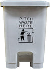 30 L Pedal Waste Bin - Grey/Yellow - DISCONTINUED