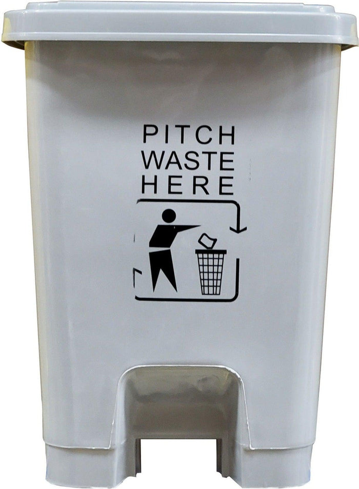 30 L Pedal Waste Bin - Grey/Yellow - DISCONTINUED