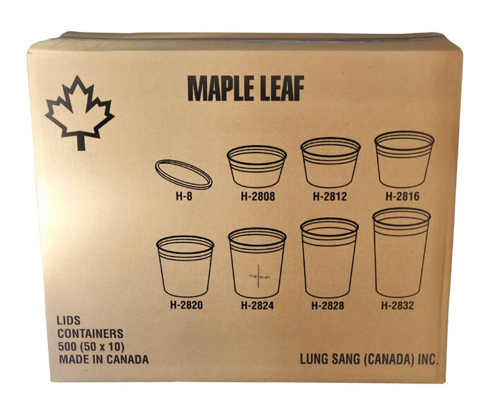 Maple - H2824 - Heavy Duty Deli Container - 24oz