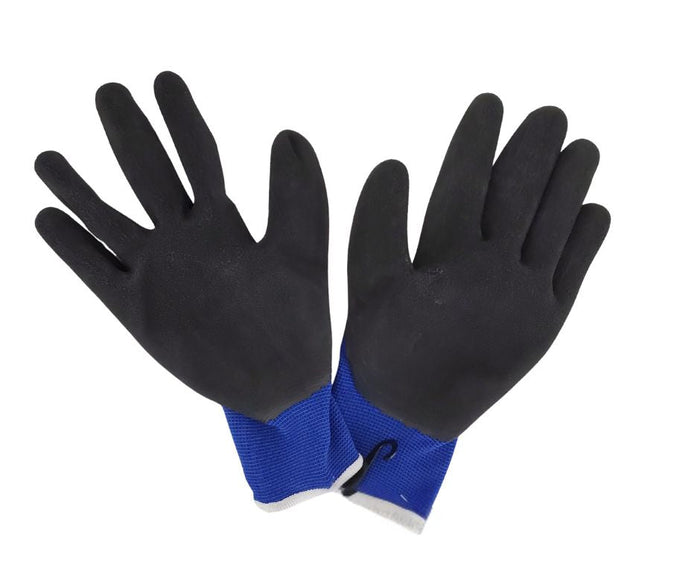 Work-Eze - Ice Gripper Nylon Gloves - Large - Blue