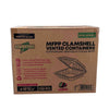 Eco-Craze MFPP Clamshell Container 8x8x2.6