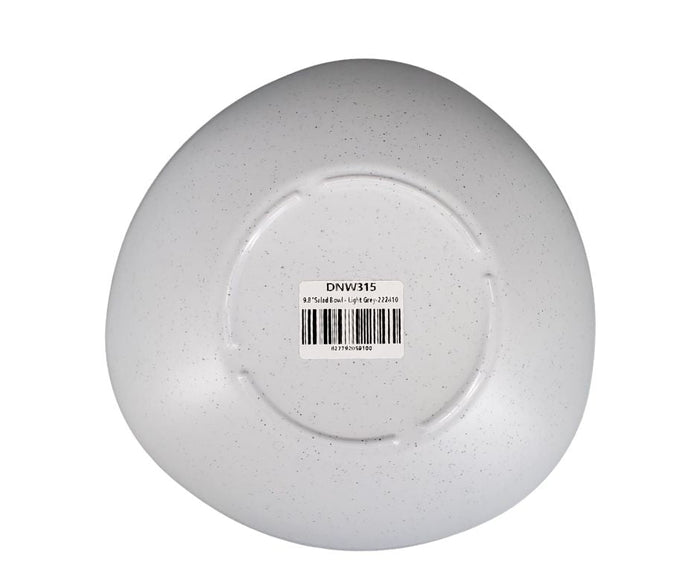 Melamine Salad Bowl - Light Grey - 9.8