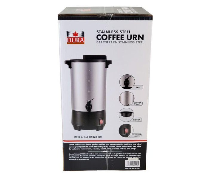 Dura - Coffee URN Stainless Steel (40 Cup)
