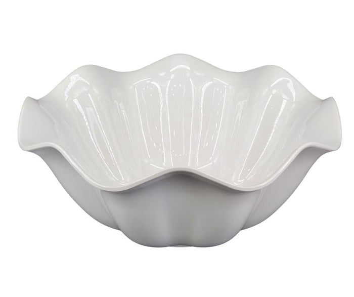Melamine Flower Bowl - White - 13.9