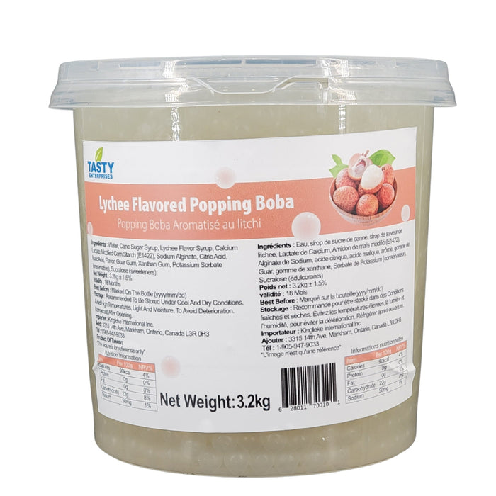 Tasty - Lychee Flavored Popping Boba