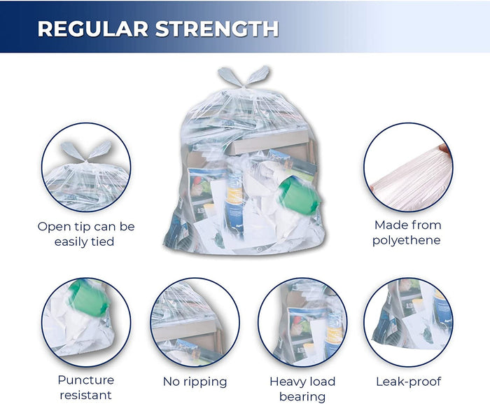 Spartano - Garbage Bags - Regular - Clear - 35