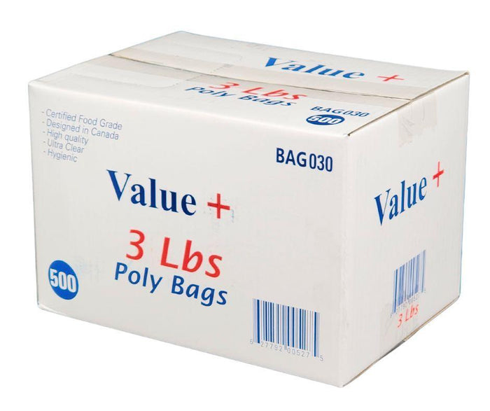 Value+ - Poly Bags - 3 lb