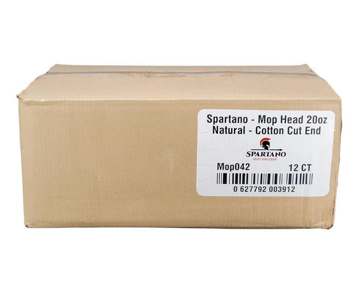 Spartano - 20oz Natural Cotton Cut-End Mop Head - MopC20 - TS3020