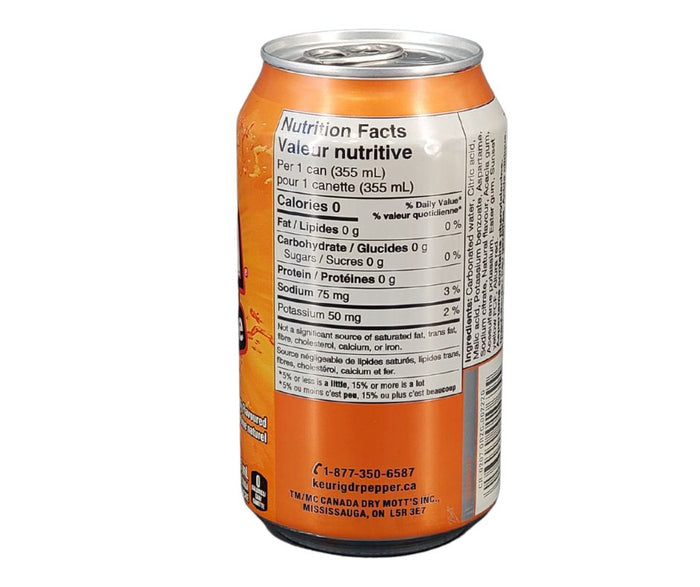 Crush - Orange - Zero - Cans