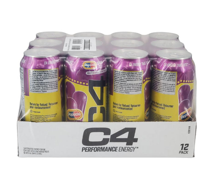 C4 - Energy Drink - Grape Popsicle