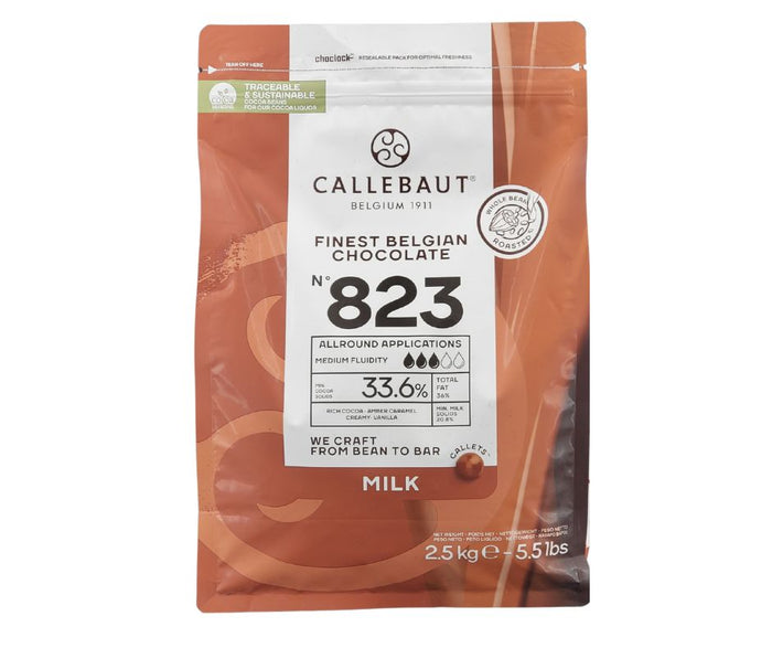 Callebaut - Milk Chocolate Callets - 823