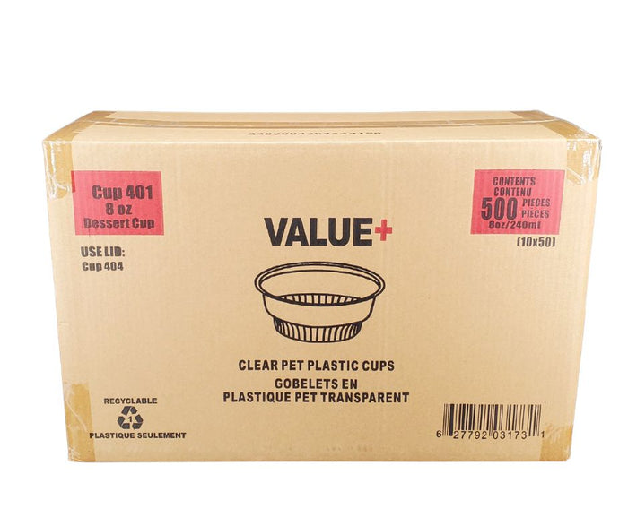 Value+ - Dessert Cup - 8oz (PET)