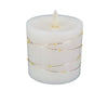 Deco Lite - LED Pillar w/String Lights - 3x3.1