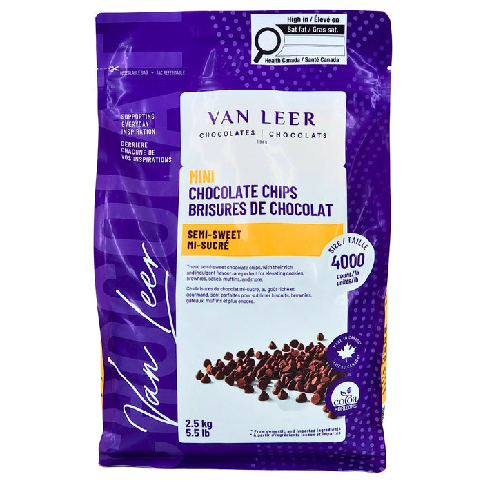 Van Leer - Dark Chocolate Delight - Baking Chip - 2.5 kg