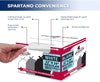 Spartano Regular Garbage Bags - White, 22