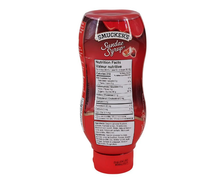 Smuckers - Sundae Syrup - Strawberry