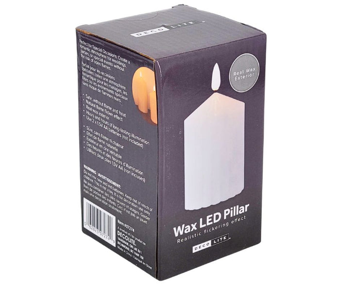 DecoLite - LED Pillar w/Taper Top - 2.8