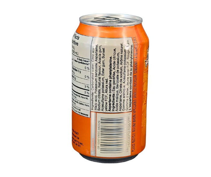 Crush - Orange - Zero - Cans