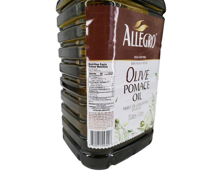 Allegro - Pomace Olive Oil - 3 Lt