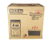Morning Dew - 4 oz Paper Soup Container - Ebony Print - 4SCE