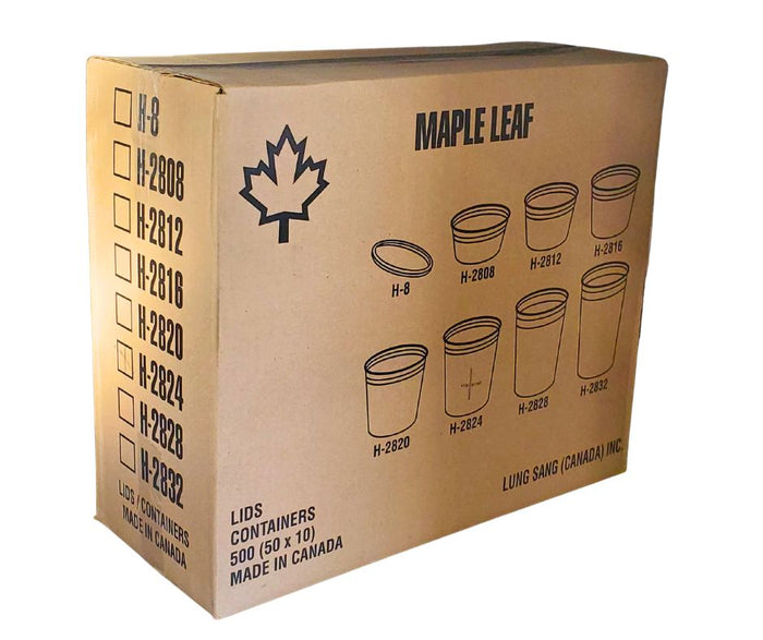 Maple - H2824 - Heavy Duty Deli Container - 24oz