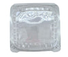 Value+ - Dual Lock - 8in Medium Clear Hinged Containers - CV881