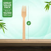 Eco-Craze - Bamboo Forks - Disposable - NBB-F100