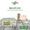 Eco-Craze - Disposable Bamboo 6pcs Cutlery Kit - K/F/S/N/SP NBB-M611