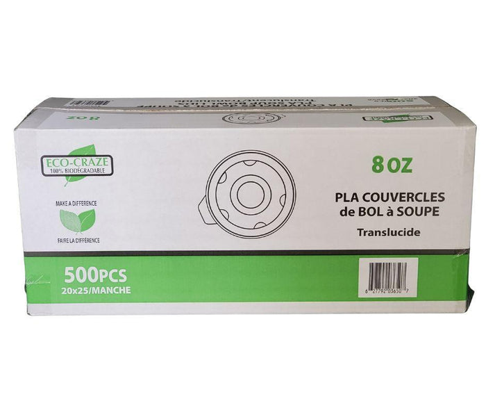 Eco-Craze - PLA 8oz Soup Paper Cup Lid