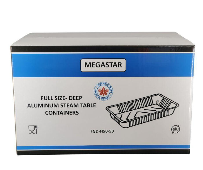 MegaStar - Full Size Deep - Aluminium Steam Table Pan
