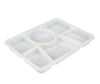 CLR - 6 Compartment - Thali Tray - 50 ct