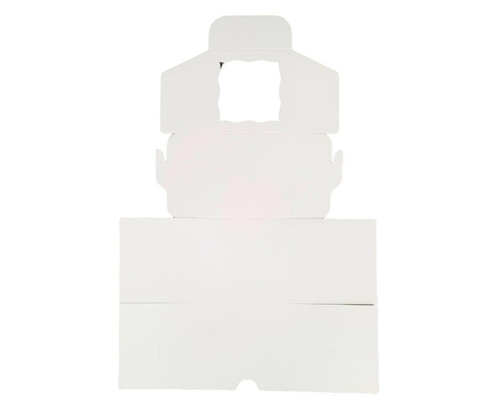 VSO - EB - Cup Cake Box with Window - White - 4x4x4