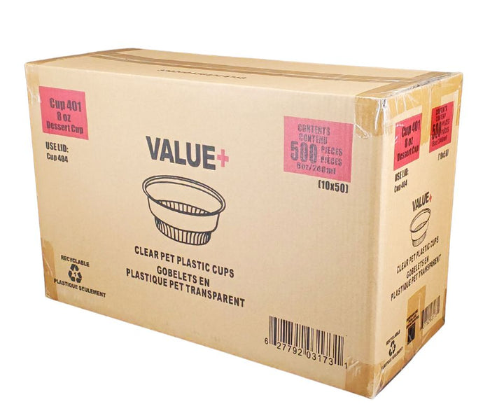 Value+ - Dessert Cup - 8oz (PET)