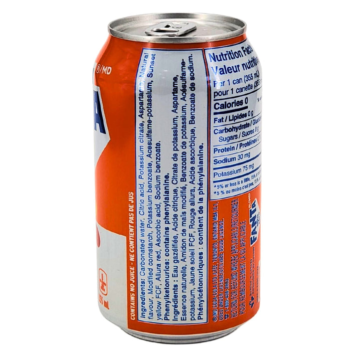 Fanta - Orange - Zero - Cans