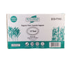 Eco-Craze - 12inch Oval Bagasse Plate - Retail Pack