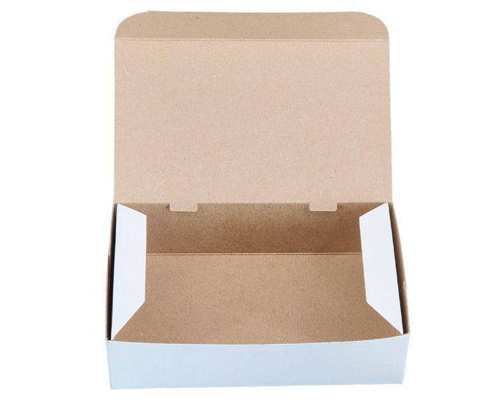 EB - White Cake Boxes - 1 lb Canadian - 6¼x3¾x1¾
