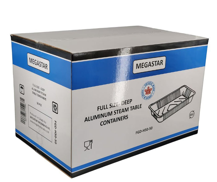 MegaStar - Full Size Deep - Aluminium Steam Table Pan