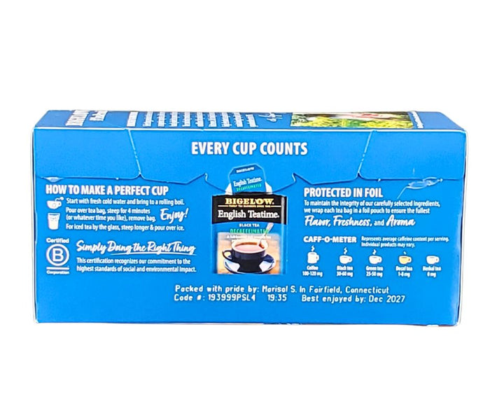 CLR - Bigelow - Tea English Tea Time Decaf
