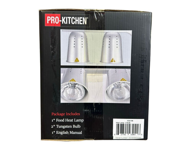 Pro-Kitchen - Heat Lamp - 2 Bulb