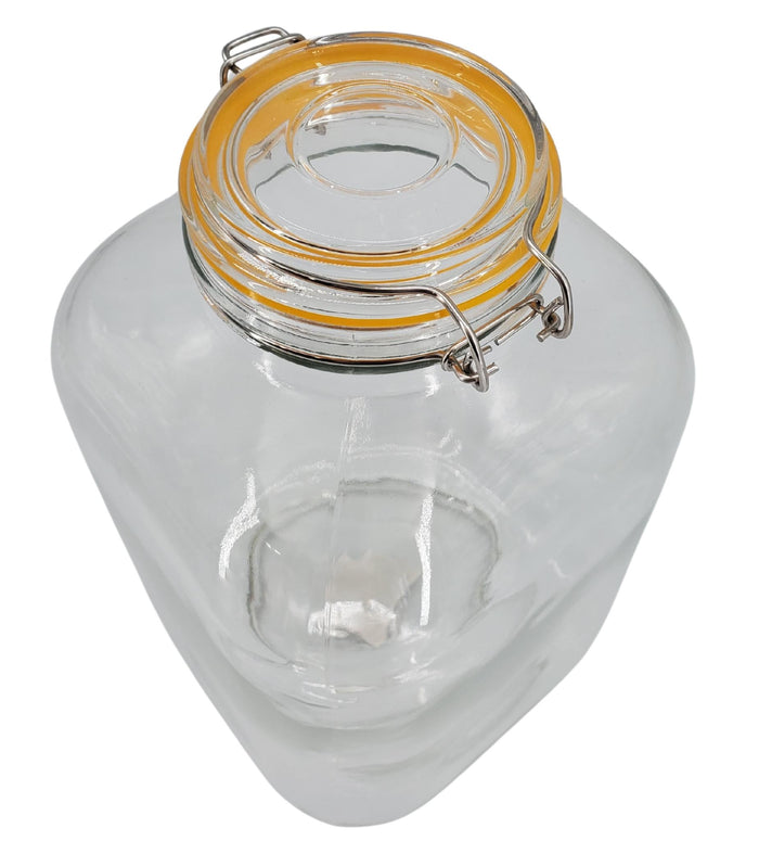 Pougine - 4.5L Sealed Glass Storage Jar - 6527-4.5L