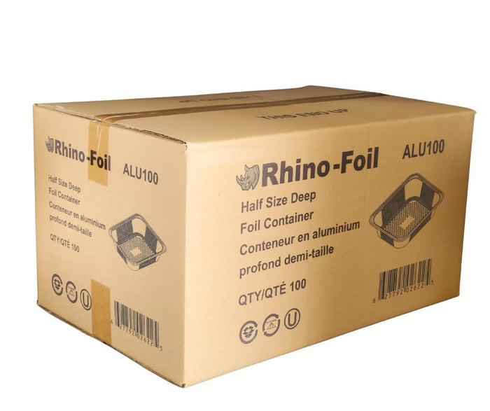 Rhino-Foil - Half Size Deep - Aluminium Steam Pan - Heavy