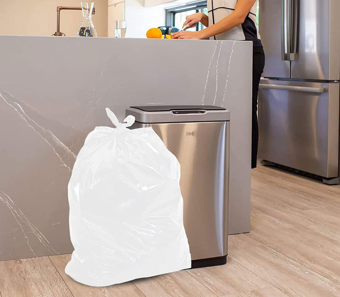 Spartano Regular Garbage Bags - White, 22