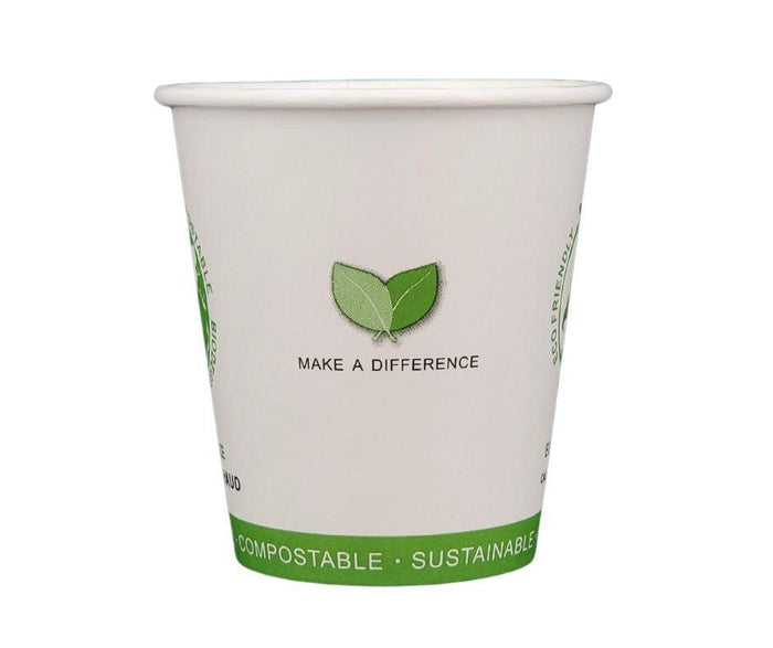 Eco-Craze - 10oz PLA Single Wall Hot Paper Cup