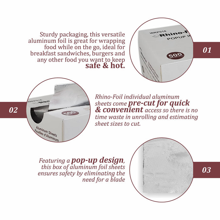 Rhino-Foil - Aluminium Pop Up Sheets - 12