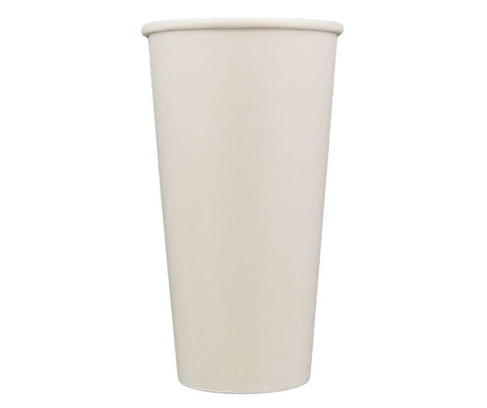 Morning Dew - 20 oz Hot Paper Cups - White - H20W