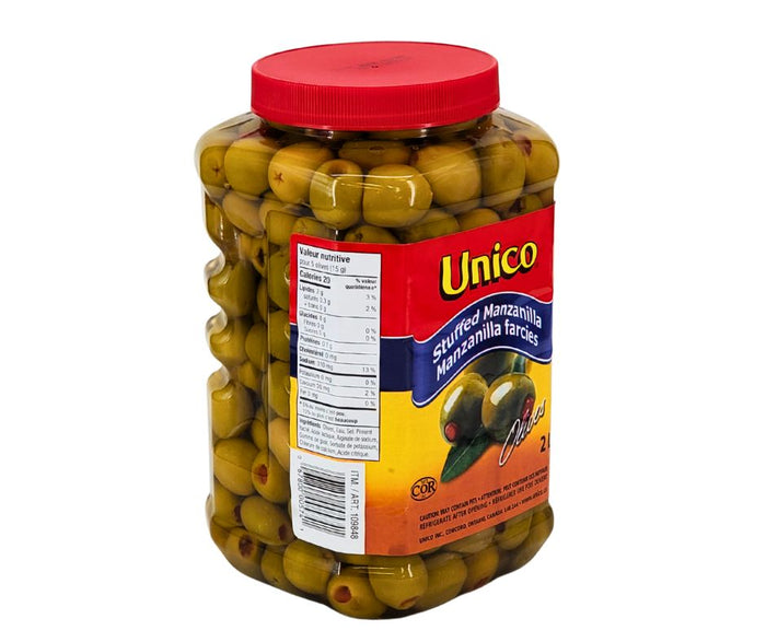 Unico - Olives - Manzanilla - Stuffed - 2Lt