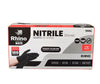 Rhino - NX11 - Black Nitrile Gloves - Diamond - 6mil - Large - 1100L