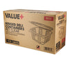 Value+ - 32oz Clear Hinged Deli Container - PET - BD32